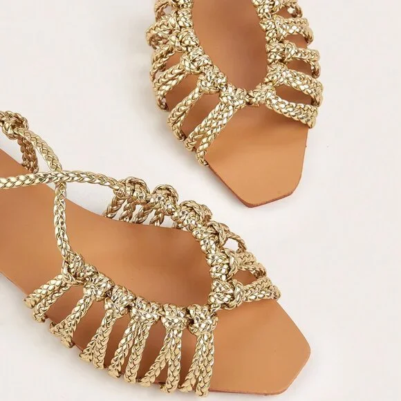 Gold Vacation Women's Sandals - Picture 4 of 5